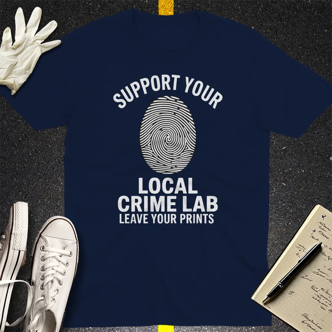 Support Your Crime Lab T-Shirt