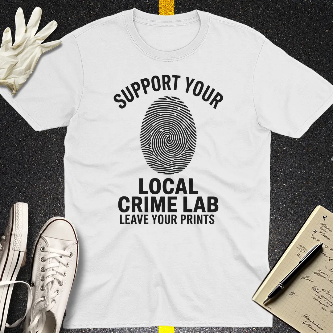 Support Your Crime Lab T-Shirt