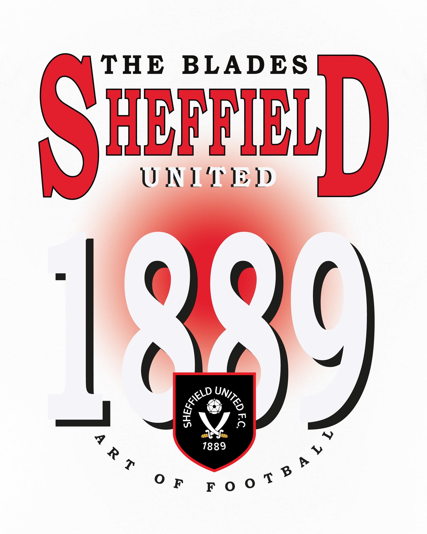 Sheffield United 90's Graphic Printed Tee