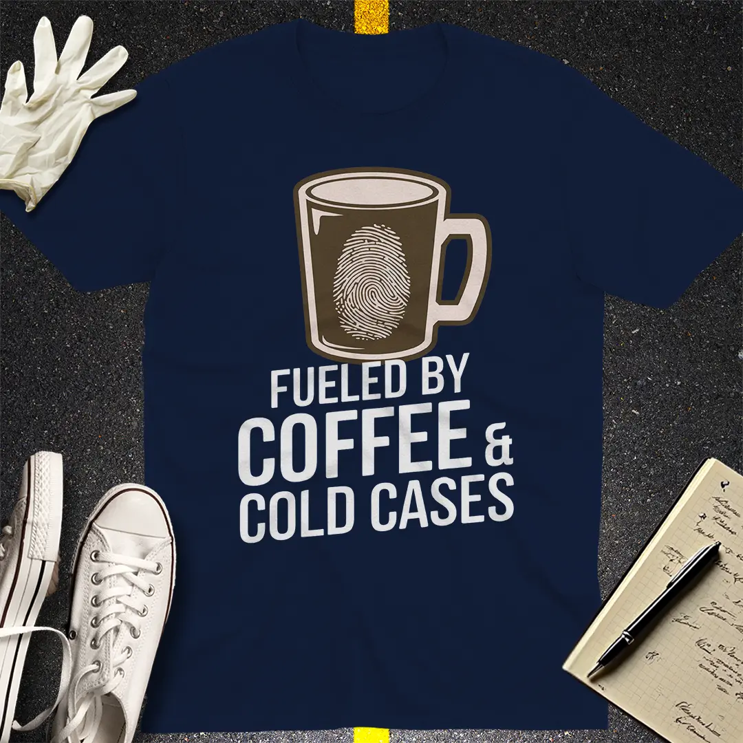 Fueled by Coffee & Cold Cases T-Shirt