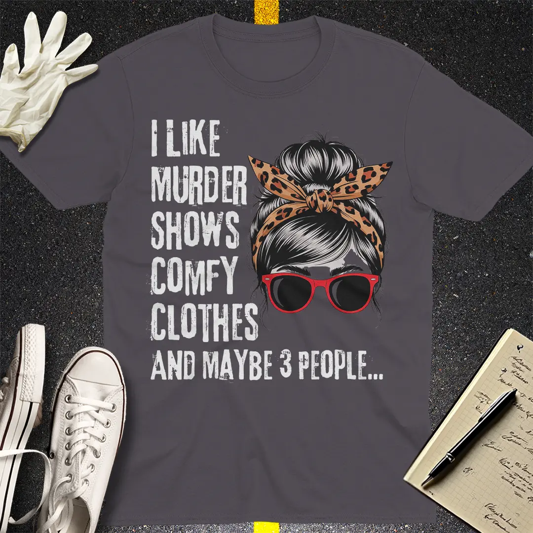 Messy Bun Legal Fun T-Shirt Style004