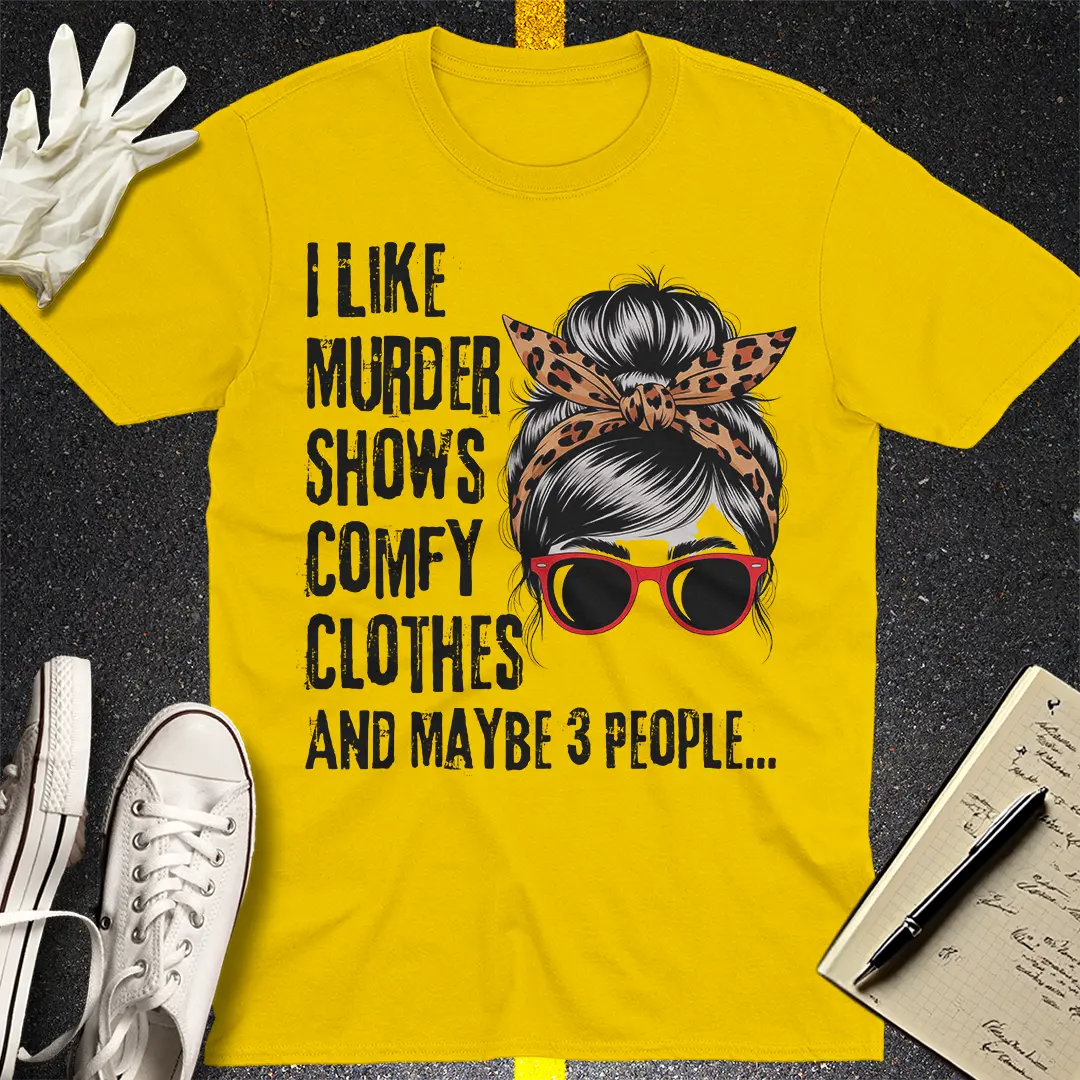 Messy Bun Legal Fun T-Shirt Style004