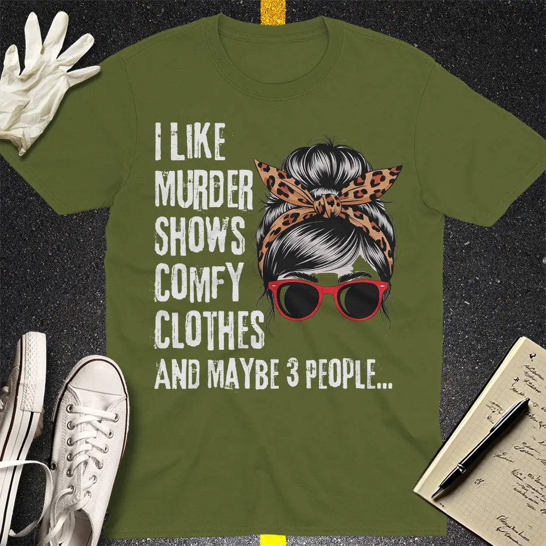 Messy Bun Legal Fun T-Shirt Style004