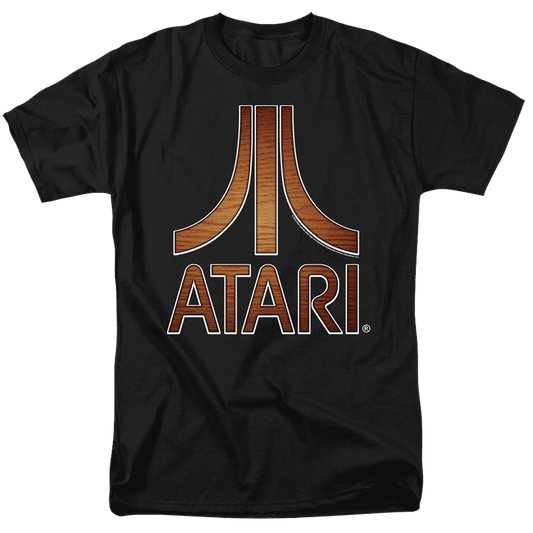 Atari Classic Wood Emblem - Men's Regular Fit T-Shirt