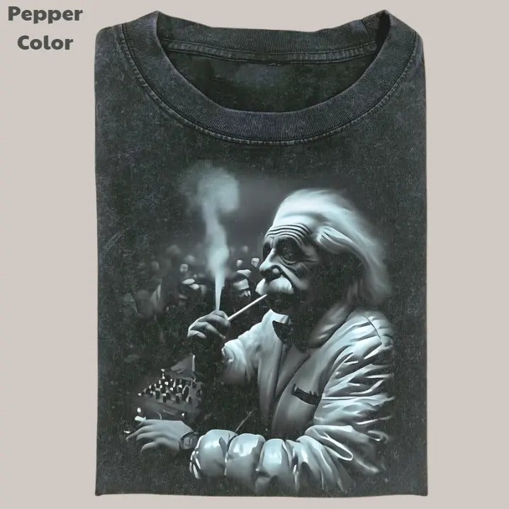 Albert Einstein Vintage Tee, Albert Festival T-Shirt, Meme Cringe Funny Dumb Shirts, Unisex Movie Shirt Menswear Womenswear Streetwear