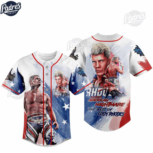 American Nightmare The Best Of Cody Rhodes Baseball Jersey - Padres Jersey Oasis: Elevate Your Baseball Style Game