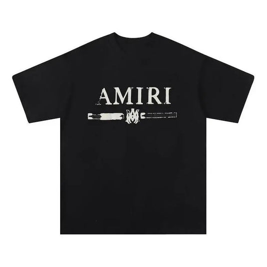 Amiri Black Graphic T-Shirt with Matching Pants - Perfect Gift