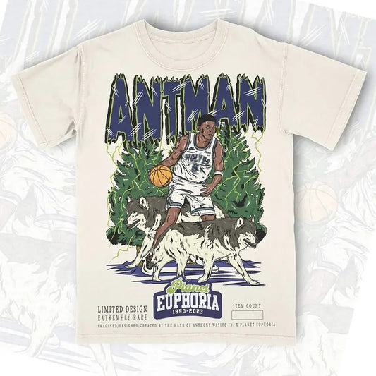 Anth0ny Ed.wards Shirt 90s Vintage Inspirational Basketball Graphic Tee Shirt for Men Women Streetwear
