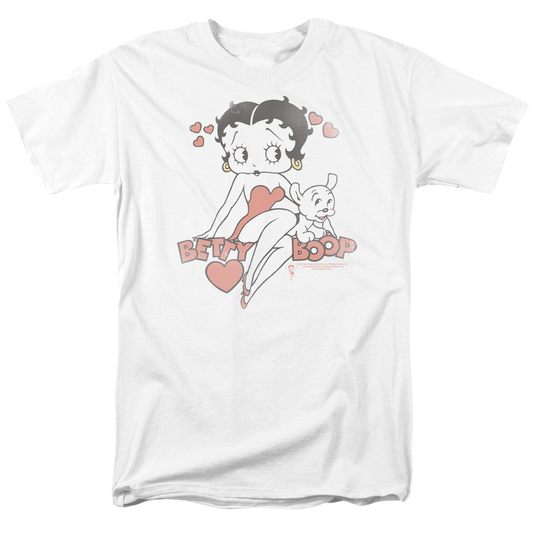 Betty Boop Classic With Pup - Men's Regular Fit T-Shirt