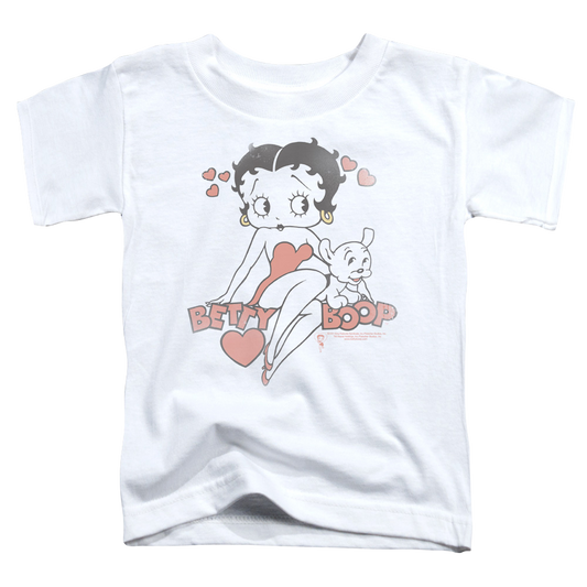 Betty Boop Classic With Pup - Kid's T-Shirt