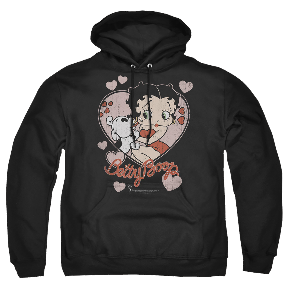 Betty Boop Classic Kiss - Pullover Hoodie