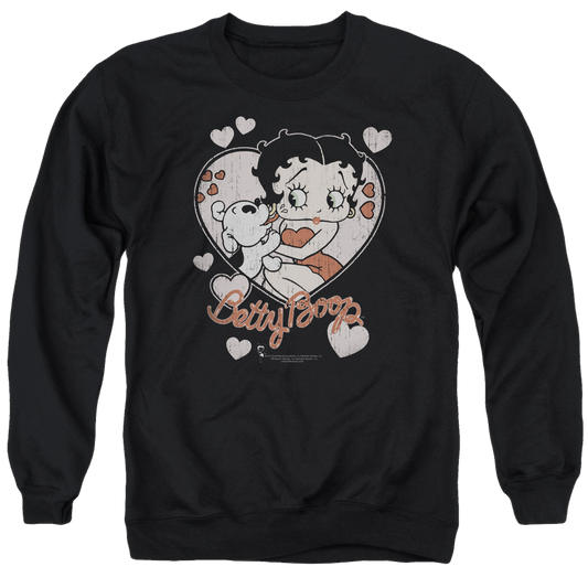 Betty Boop Classic Kiss - Men's Crewneck Sweatshirt