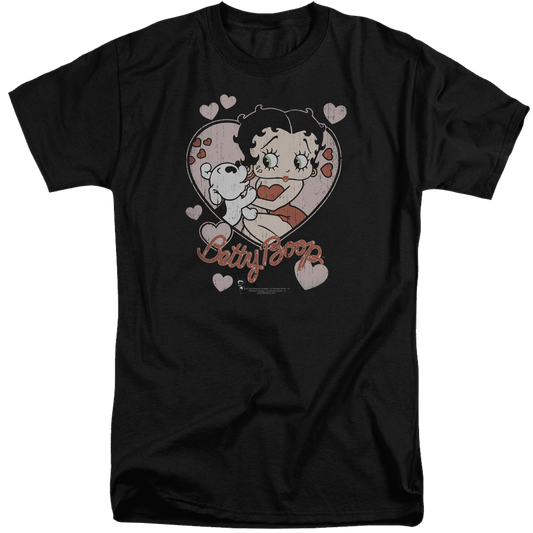 Betty Boop Classic Kiss - Men's Tall Fit T-Shirt