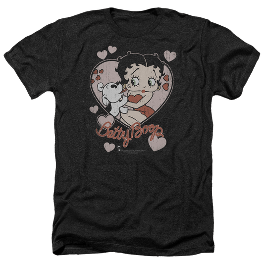 Betty Boop Classic Kiss - Men's Heather T-Shirt