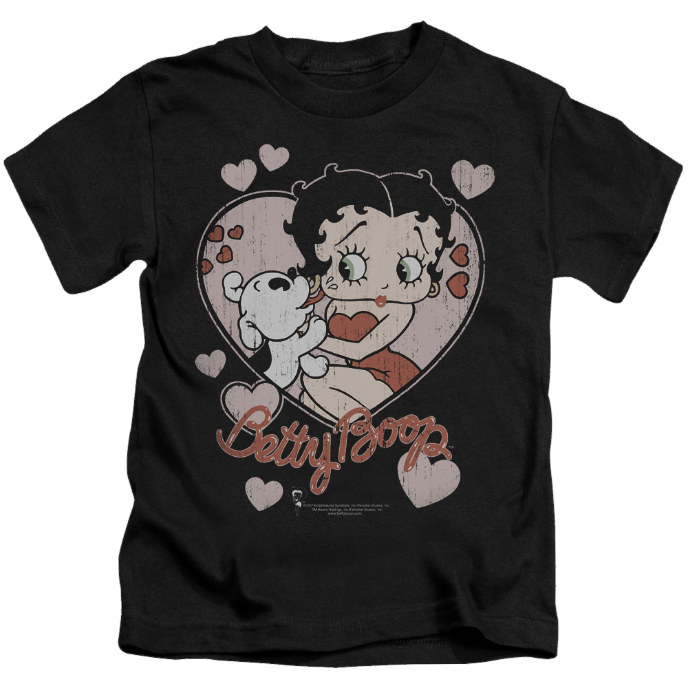 Betty Boop Classic Kiss - Kid's T-Shirt