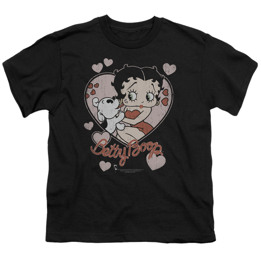 Betty Boop Classic Kiss - Youth T-Shirt