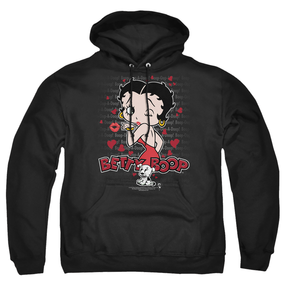 Betty Boop Classic Kiss - Pullover Hoodie Style001