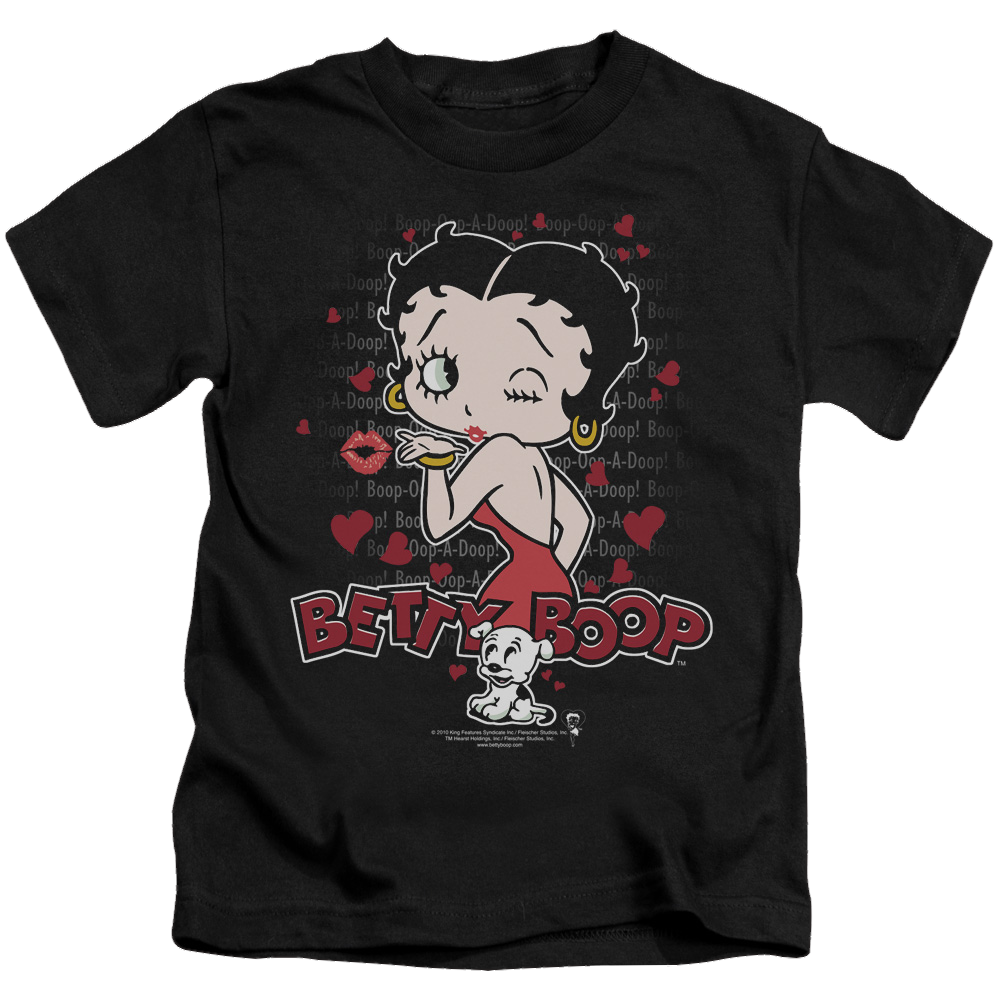 Betty Boop Classic Kiss - Kid's T-Shirt Style001