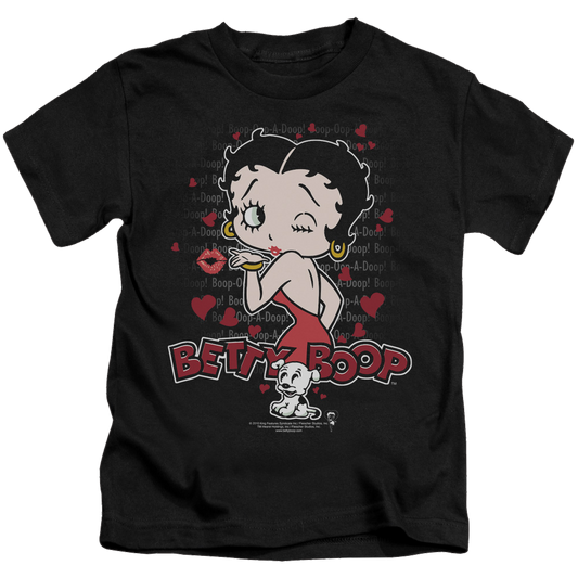 Betty Boop Classic Kiss - Kid's T-Shirt Style001