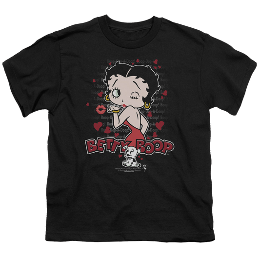 Betty Boop Classic Kiss - Youth T-Shirt Style001