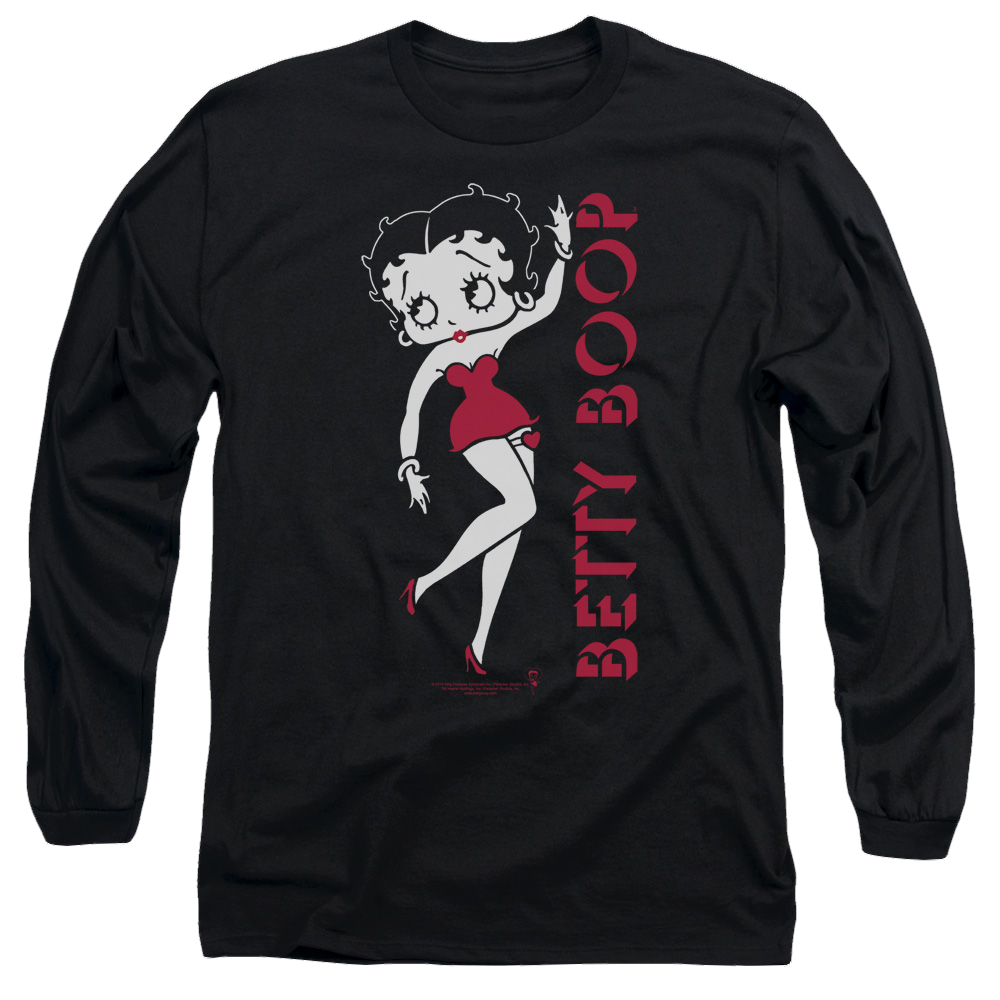 Betty Boop Classic - Men's Long Sleeve T-Shirt Style001