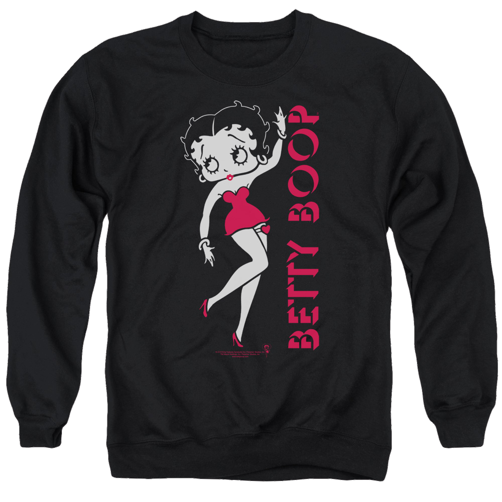 Betty Boop Classic - Men's Crewneck Sweatshirt Style001
