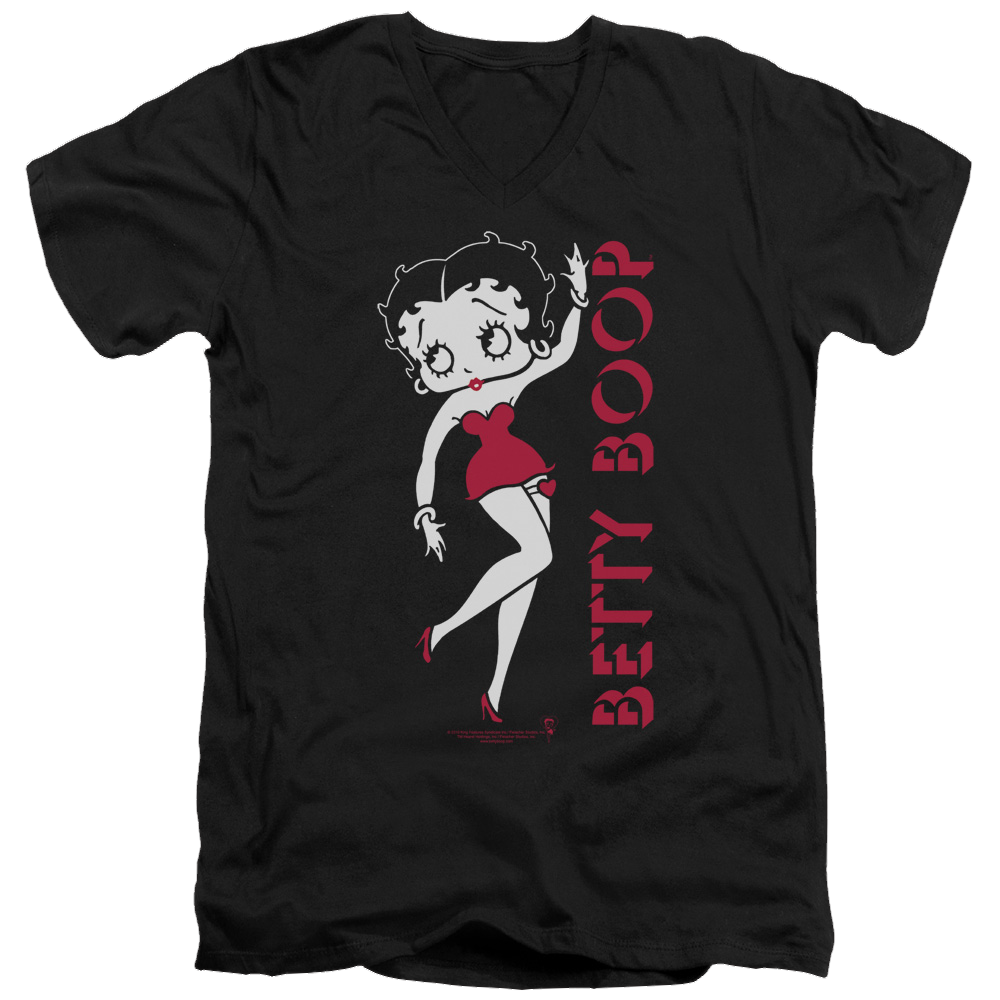 Betty Boop Classic - Men's V-Neck T-Shirt Style001