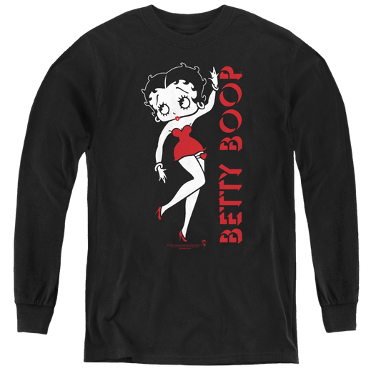 Betty Boop Classic - Youth Long Sleeve T-Shirt Style001