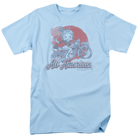Betty Boop All American Biker - Men's Regular Fit T-Shirt
