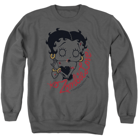 Betty Boop Classic Zombie - Men's Crewneck Sweatshirt