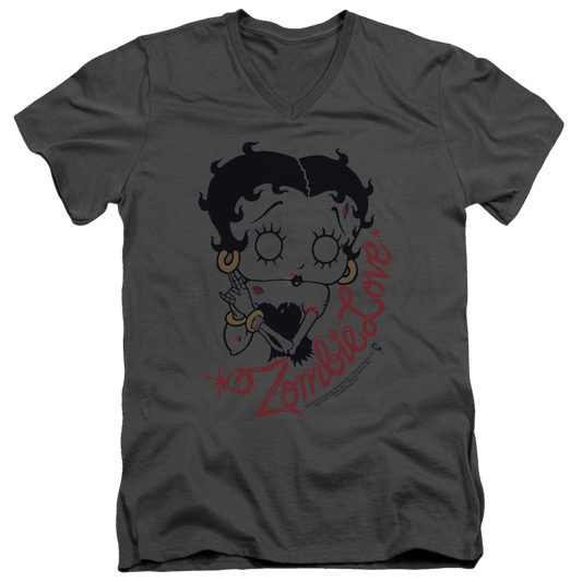 Betty Boop Classic Zombie - Men's V-Neck T-Shirt