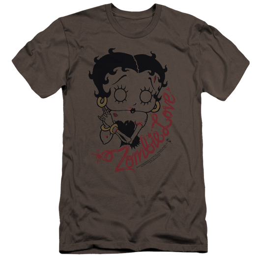 Betty Boop Classic Zombie - Men's Premium Slim Fit T-Shirt