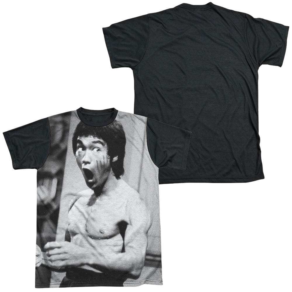 Bruce Lee Classic Lee - Men's Black Back T-Shirt