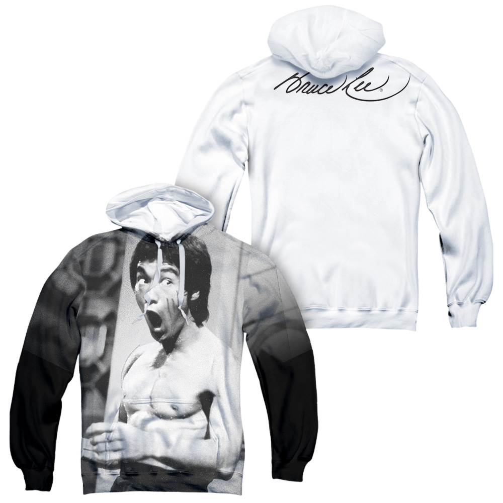 Bruce Lee Classic Lee (Front/ Back Print) - All-Over Print Pullover Hoodie