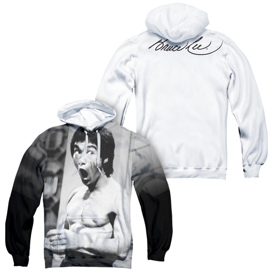 Bruce Lee Classic Lee (Front/ Back Print) - All-Over Print Pullover Hoodie