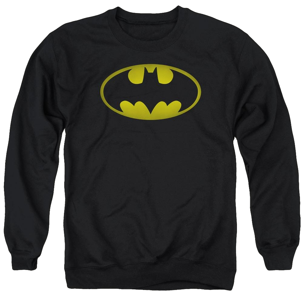 Batman Washed Bat Logo - Men's Crewneck Sweatshirt