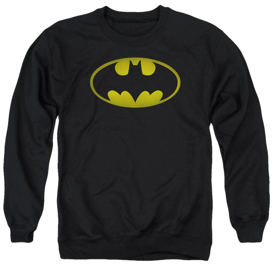 Batman Washed Bat Logo - Men's Crewneck Sweatshirt