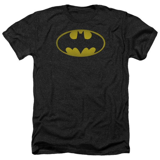 Batman Washed Bat Logo - Men's Heather T-Shirt