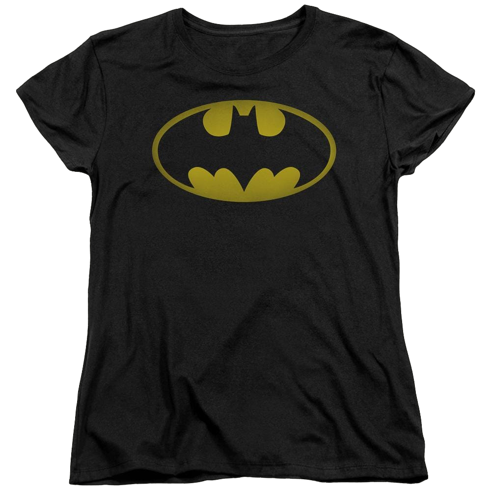 Batman Washed Bat Logo - Women's T-Shirt