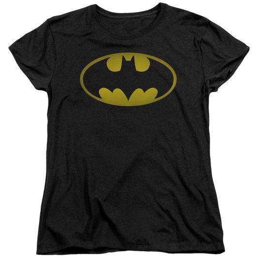 Batman Washed Bat Logo - Women's T-Shirt