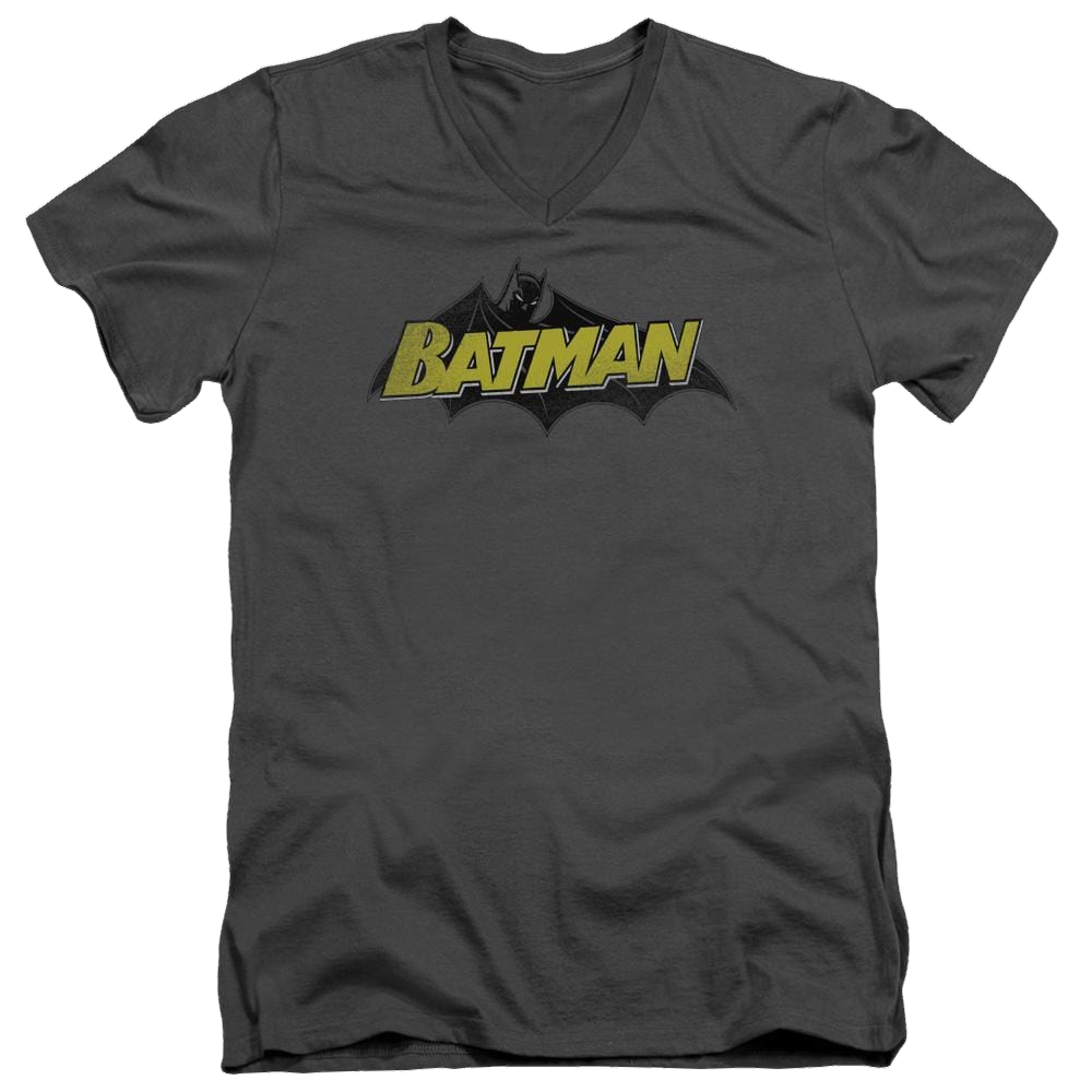 Batman Classic Comic Logo - Men's V-Neck T-Shirt
