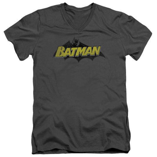 Batman Classic Comic Logo - Men's V-Neck T-Shirt