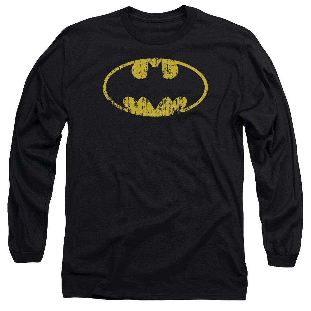 Batman Classic Logo Distressed - Men's Long Sleeve T-Shirt