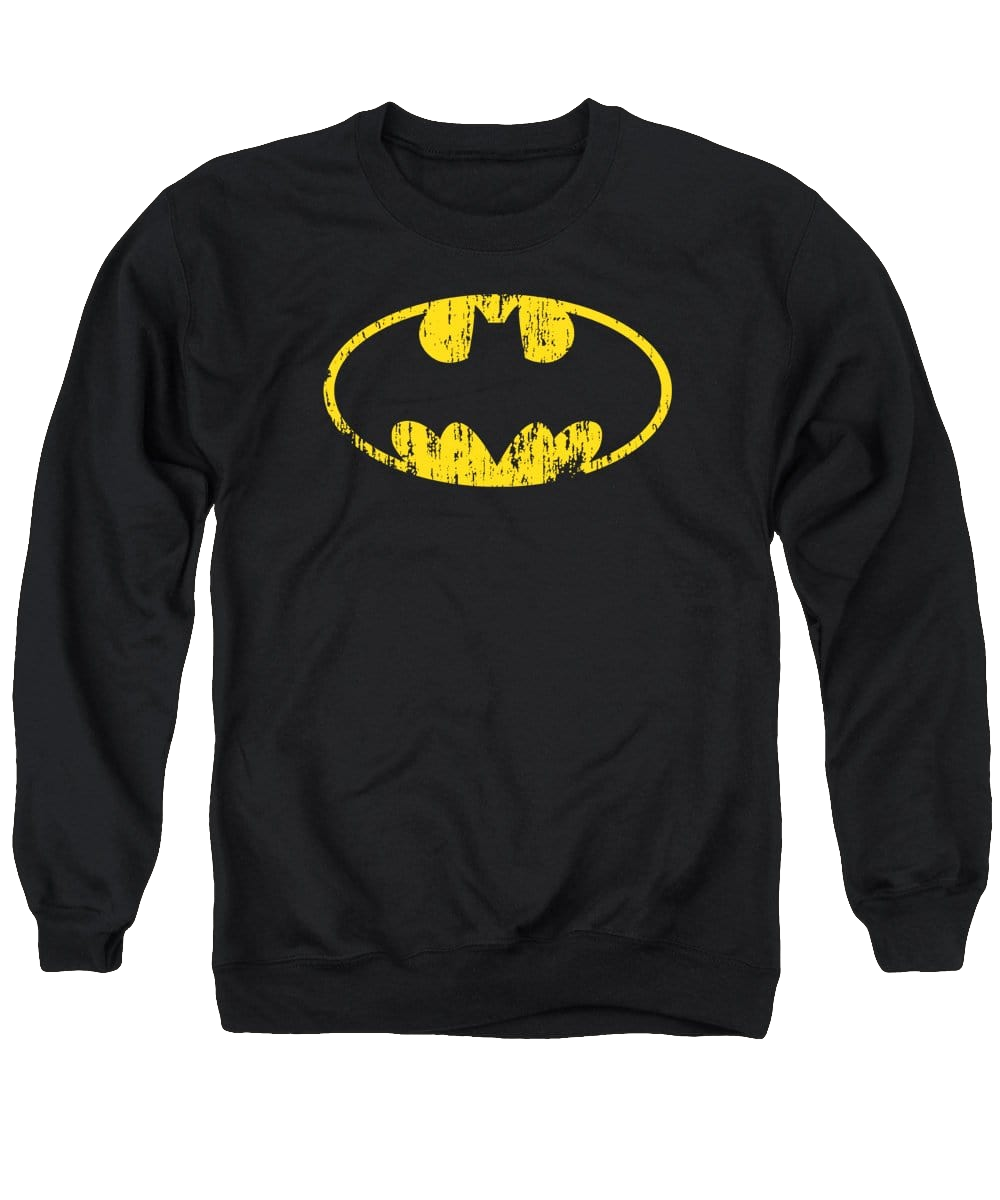 Batman Classic Logo Distressed - Men's Crewneck Sweatshirt