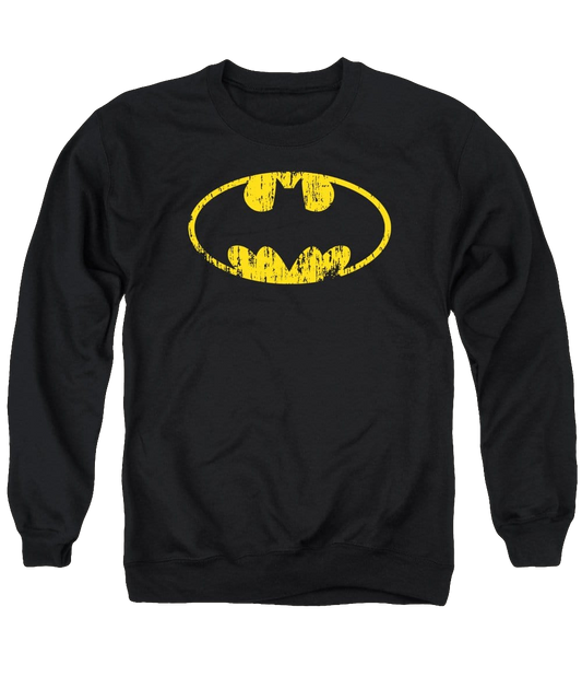 Batman Classic Logo Distressed - Men's Crewneck Sweatshirt