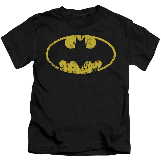 DC Batman Classic Logo Distressed - Kid's T-Shirt