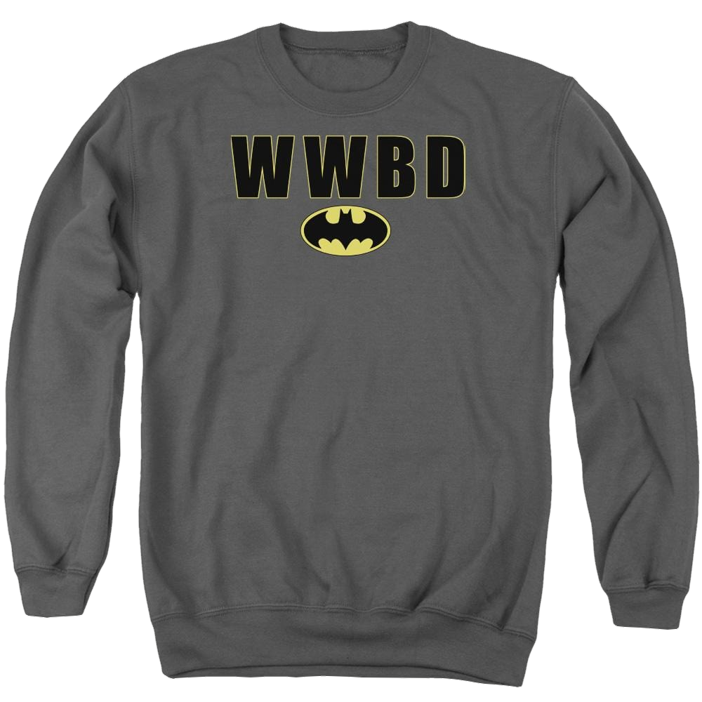 Batman Wwbd Logo - Men's Crewneck Sweatshirt
