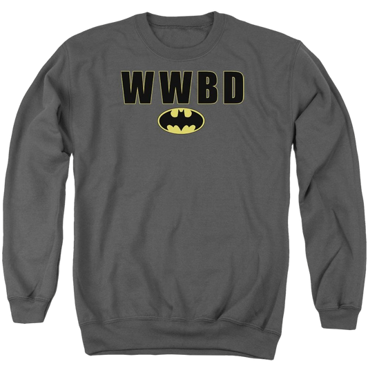 Batman Wwbd Logo - Men's Crewneck Sweatshirt