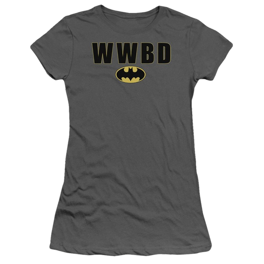 Batman Wwbd Logo - Juniors T-Shirt