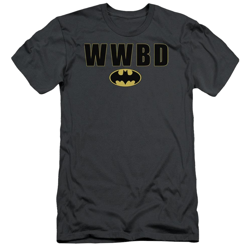Batman Wwbd Logo - Men's Slim Fit T-Shirt